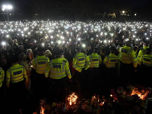 Jeni Edmunds, 32, of Lewisham, London, is one of six people prosecuted by the Met Police over the attendance at the gathering which broke the coronavirus laws at the time. Credit: JUSTIN TALLIS/AFP via Getty Images