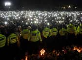 Jeni Edmunds, 32, of Lewisham, London, is one of six people prosecuted by the Met Police over the attendance at the gathering which broke the coronavirus laws at the time. Credit: JUSTIN TALLIS/AFP via Getty Images