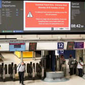 A raft of trains have been cancelled due to the extreme temperatures hitting London and England. Credit: NIKLAS HALLE’N/AFP via Getty Images