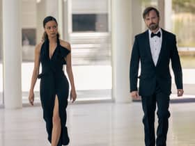Thandiwe Newton as Maeve Millay & Aaron Paul as Caleb Nichols
