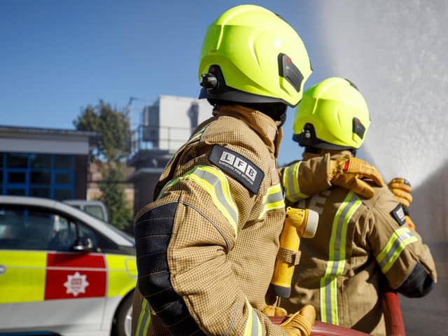 The London Fire Brigade has declared a ‘major incident’ due to a surge in fires on the hottest day on record. Credit: LFB