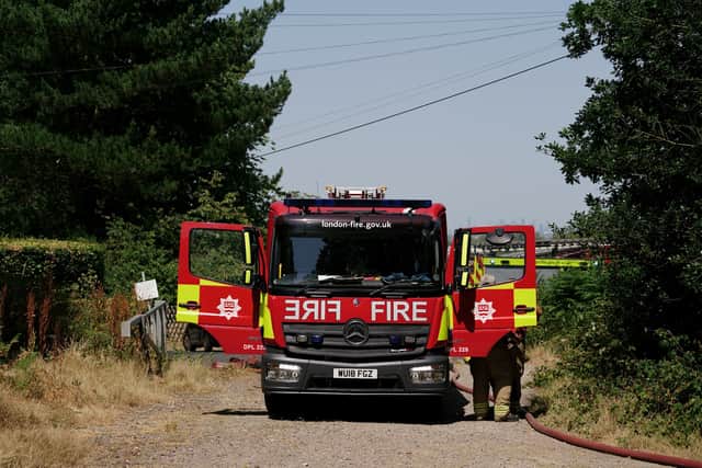  It comes as the fire service has declared a major incident. Photo: Peter Trimming