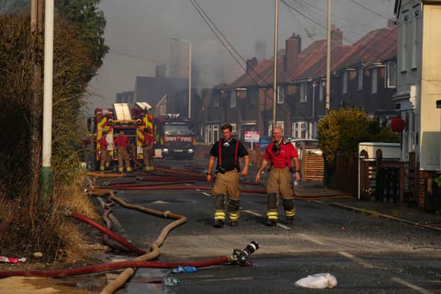 The Wennington fire occurred on the busiest day the London Fire Brigade had tackled since the Second World War, which saw 16 firefighters injured in the carnage.