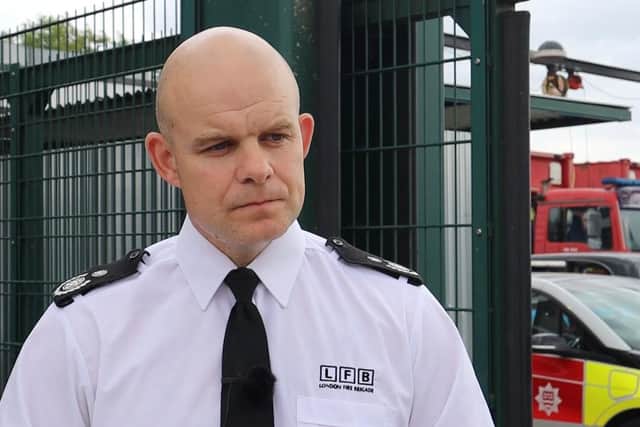 Deputy fire commissioner Jonathan Smith admits climate change is now “front and centre” of the challenges faced by the emergency services. Credit: Claudia Marquis