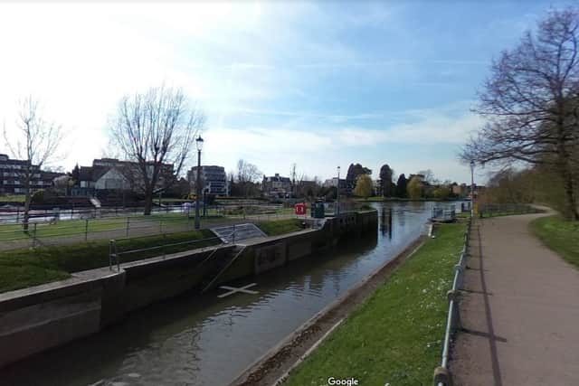 Teddington Lock in Richmond. Photo: Google Streetview