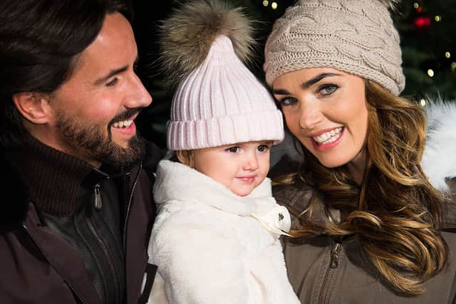 Jay Rutland, Tamara Ecclestone and their daughter Sophia Ecclestone-Rutland in 2015. They were visiting Lapland in 2019 with Sophia when their home was burgled. Credit:  Ian Gavan/Getty Images