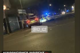 The police crime scene for the stabbing in Seven Kings. Credit: Instagram/ig1_ig2