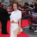 Tamara Eccleston on the red carpet wearing some the jewellery which was stolen. Credit: Eamonn M. McCormack/Getty Images