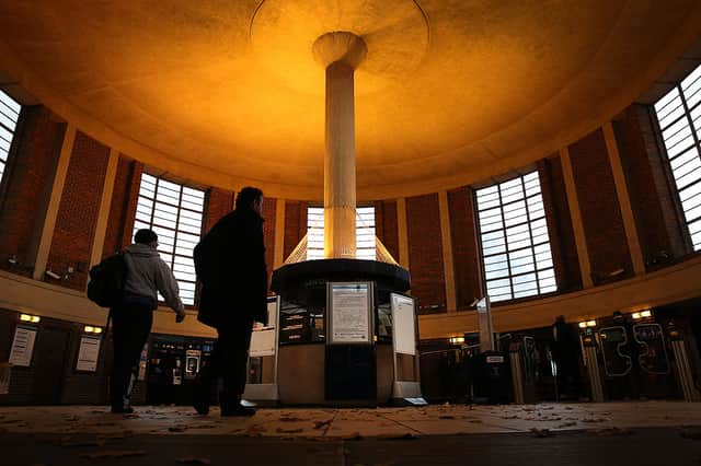 Arnos Grove’s ticketing hall designed by Charles Holden