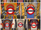There are 17 different patterns surrounding the roundel at Marble Arch