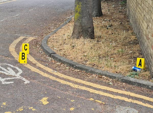 A can of beer could hold vital clues to the murder of a man in his 40s who was stabbed to death near a block of flats. Credit: SWNS