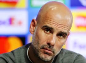 Guardiola was asked about Cucurella in Friday’s press conference. Credit: Getty.