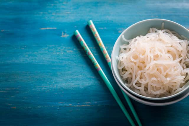 Shirataki noodles. Credit: Adobe Stock