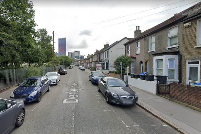 Derby Road in West Croydon where Owami Davies was last seen. Credit: Google