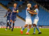 Aguero played with Sterling at City