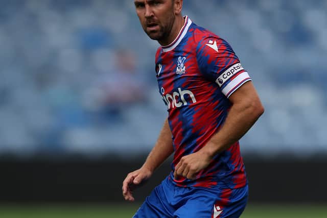 James McArthur of Crystal Palace in actionduring the Pre-Season Friendly match  (Photo by Christopher Lee/Getty Images)