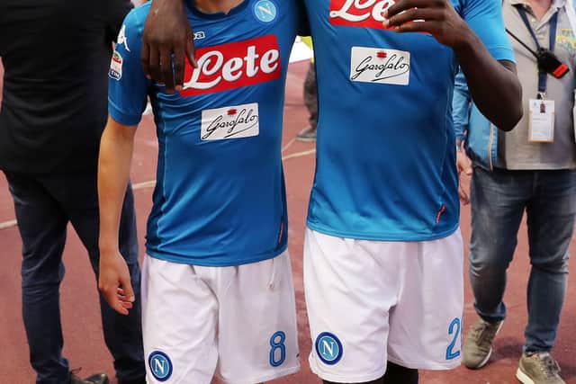 Jorginho and Kalidou Koulibaly at Napoli. Credit: Francesco Pecoraro/Getty Images