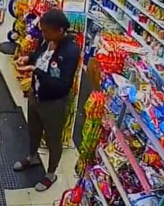 Owami Davies was caught on CCTV in a shop in Croydon on the night she was last seen alive. Credit: Met Police