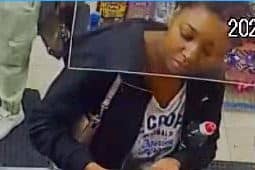 Owami Davies was caught on CCTV in a shop in Croydon on the night she was last seen alive. Credit: Met Police