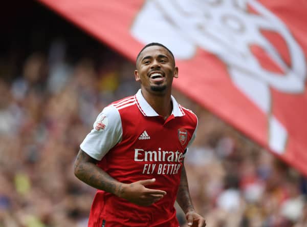 Gabriel Jesus scored a hattrick against Sevilla. Credit: Stuart MacFarlane/Arsenal FC via Getty Images