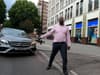 Watch: Foul-mouthed cyclist rages at driver in GoPro clip after colliding in London when car suddenly pulls in
