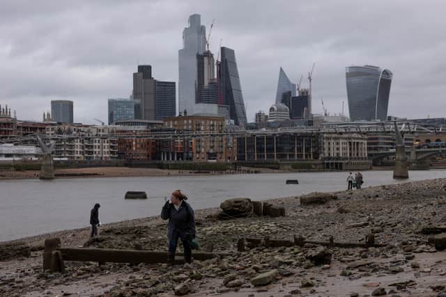 The River Thames in London has seen its source dry up. Photo: Getty
