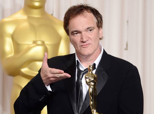 Writer-director Quentin Tarantino, winner of the Best Original Screenplay award for “Django Unchained.” (Photo by Jason Merritt/Getty Images)