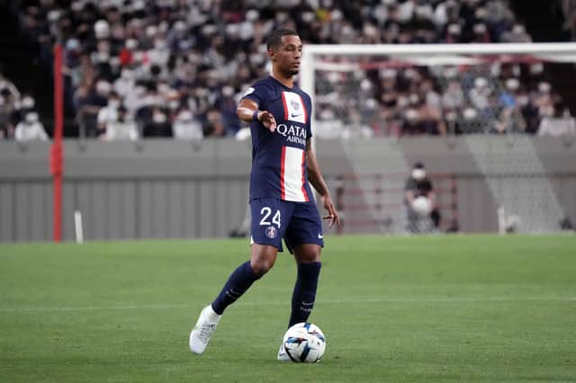  Thilo Kehrer of Paris Saint-Germain in action during the preseason friendly between Paris Saint-Germain (Photo by Koji Watanabe/Getty Images)