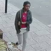 New CCTV has been released of Owami Davies, a student nurse missing for over a month, who was last seen in Croydon. Photo: Met Police