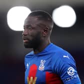 Cheikhou Kouyate of Crystal Palace looks on during the Premier League match  (Photo by Catherine Ivill/Getty Images)