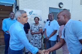 Mayor Sadiq Khan meeting parents and youth workers at a community centre in Tottenham. Photo: LondonWorld
