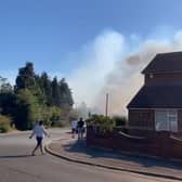 A second fire has broken out in Lambs Lane North, Rainham, in the last 24 hours. 