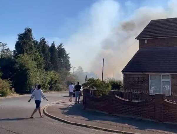 <p>A second fire has broken out in Lambs Lane North, Rainham, in the last 24 hours. </p>