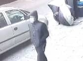 CCTV footage shows the suspect walking along Kirkdale, in Sydenham, just before the incident. Credit: Met Police