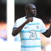 Kalidou Koulibaly of Chelsea looks on during the Premier League match  (Photo by Michael Regan/Getty Images)