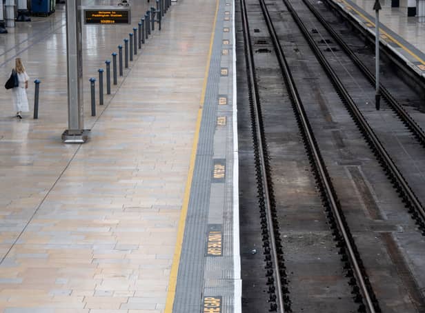 <p>A deserted Paddington station during the previous Aslef train drivers strike on July 30. Credit: Chris J Ratcliffe/Getty Images</p>