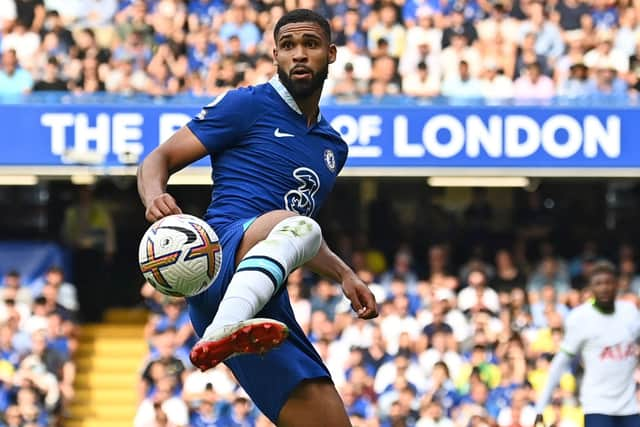 Chelsea’s English midfielder Ruben Loftus-Cheek controls the ball. Credit: GLYN KIRK/AFP via Getty Images