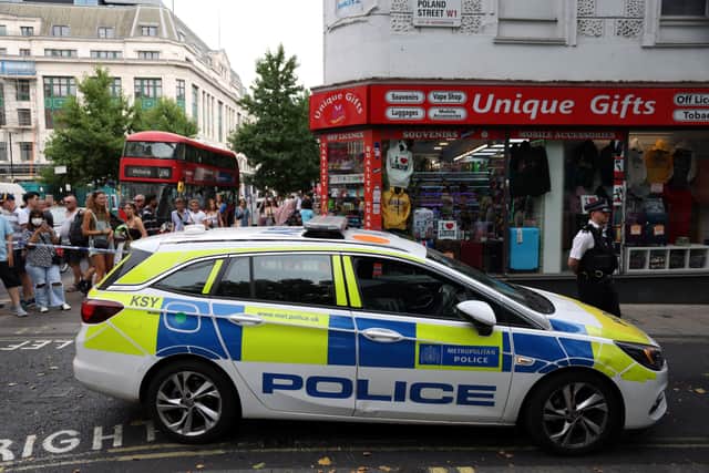 A man has been stabbed to death in a road just off Oxford Street, in central London. Photo: Getty