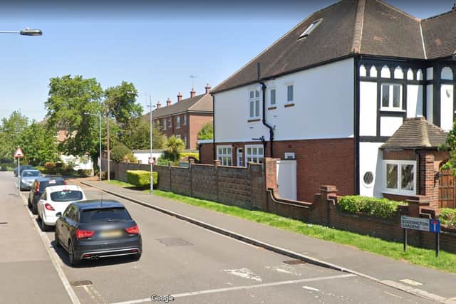 Met Police officers and paramedics were called to Boddington Gardens, in Acton Town, Ealing. Photo: Google Streetview
