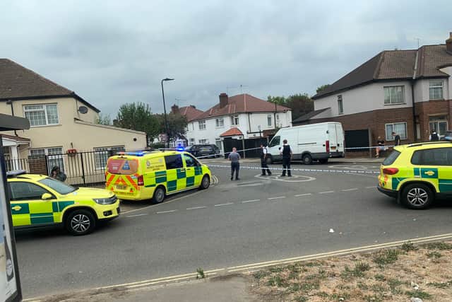 A man, believed to be in his 80s, was found suffering from stab wounds. Photo: Ronaldo Butrus