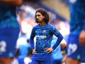  Marc Cucurella of Chelsea warms up prior to the Premier League match between Chelsea FC (Photo by Shaun Botterill/Getty Images)