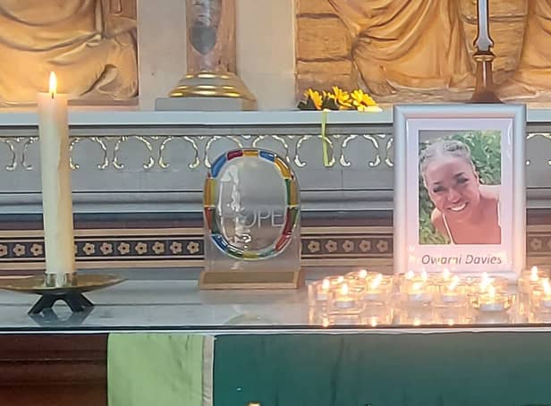 <p>A prayer service has been held for missing student nurse Owami Davies by her university. Photo: KCL Twitter</p>