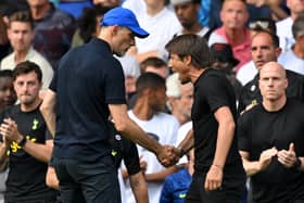 Tottenham’s Conte and Chelsea’s Tuchel. 