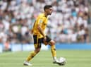 Pedro Neto of Wolverhampton Wanderers during the Premier League match between Tottenham (Photo by Catherine Ivill/Getty Images)