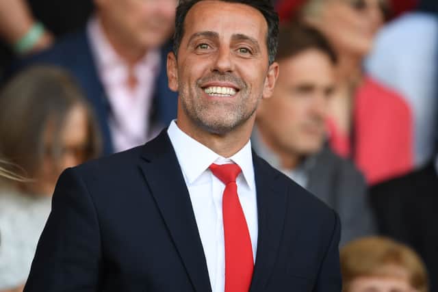  Arsenal Director of Football Edu before the Premier League match between AFC Bournemouth  (Photo by Stuart MacFarlane/Arsenal FC via Getty Images)
