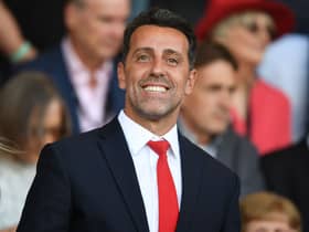  Arsenal Director of Football Edu before the Premier League match between AFC Bournemouth  (Photo by Stuart MacFarlane/Arsenal FC via Getty Images)