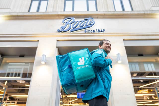 Boots have confirmed that they have partnered up with Deliveroo to offer their services to a wider part of the UK.