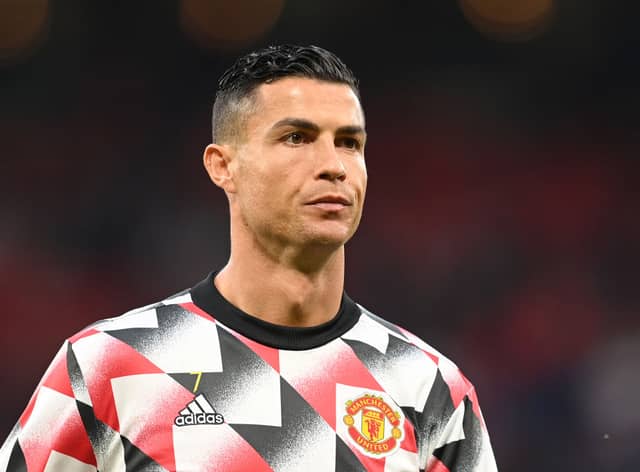 Man Utd’s Cristiano Ronaldo. 