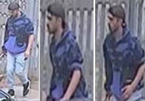 Officers want to speak to this man. Photo: Metropolitan Police