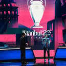 UEFA Champions League draw. Image: OZAN KOSE/AFP via Getty Images